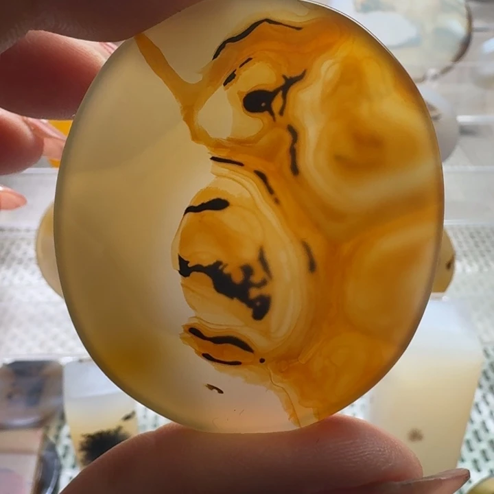 玛瑙/玉髓未镶嵌项链