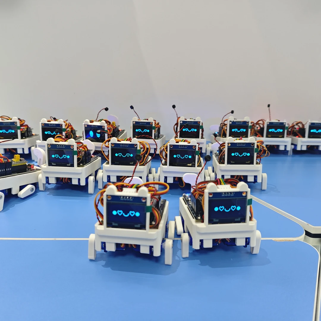 哈基米曼波小狗圣诞礼物脏脏版机器狗桌面宠物语音机器人成品散件