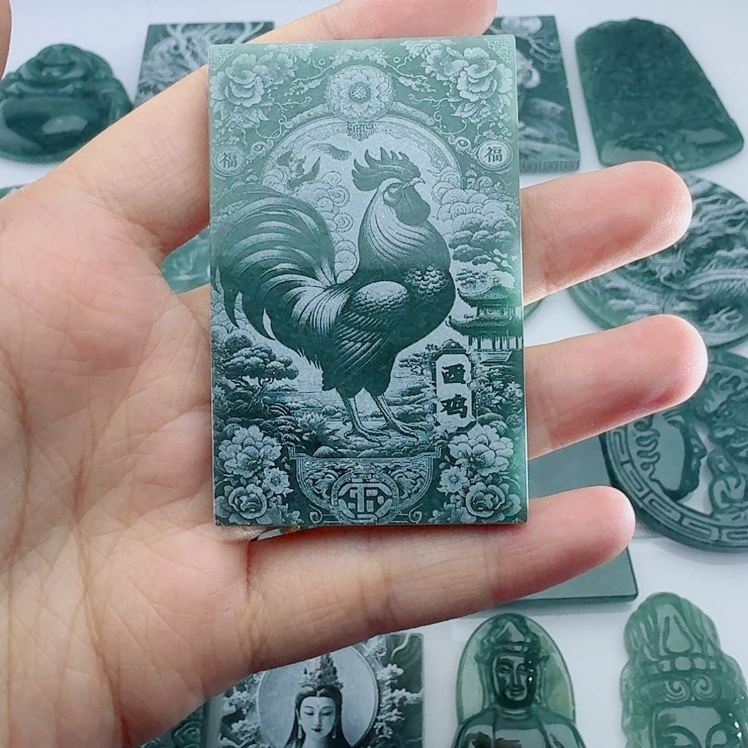 金***哥翡翠未镶嵌颈饰多样性发货天然A货翡翠