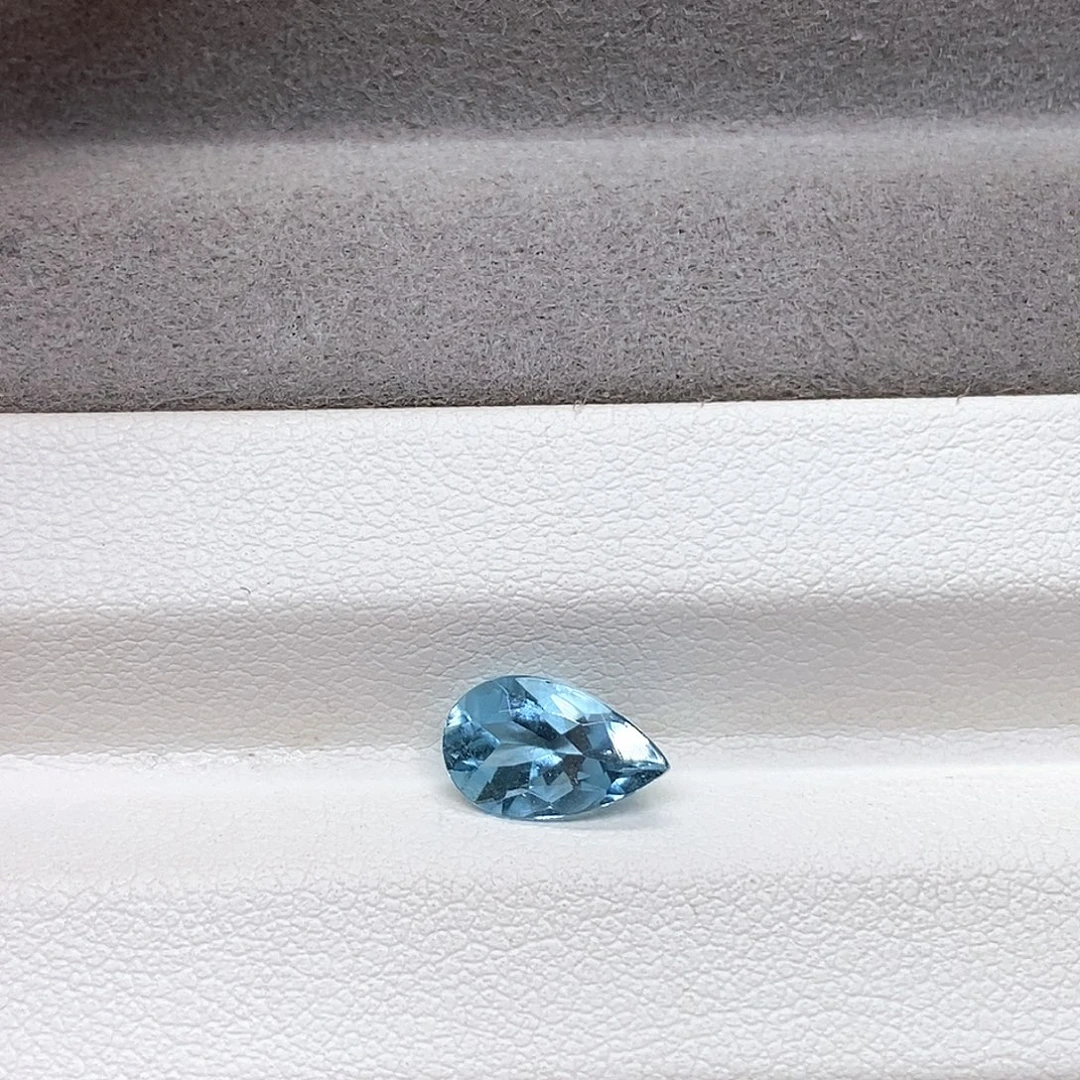 海蓝宝石裸石1.34克拉天然圣玛利亚海蓝宝