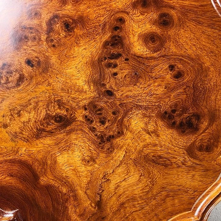 木质驰***?缅甸花梨木盘子一个