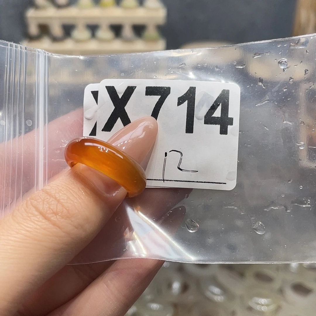 玛瑙/玉髓未镶嵌戒指714