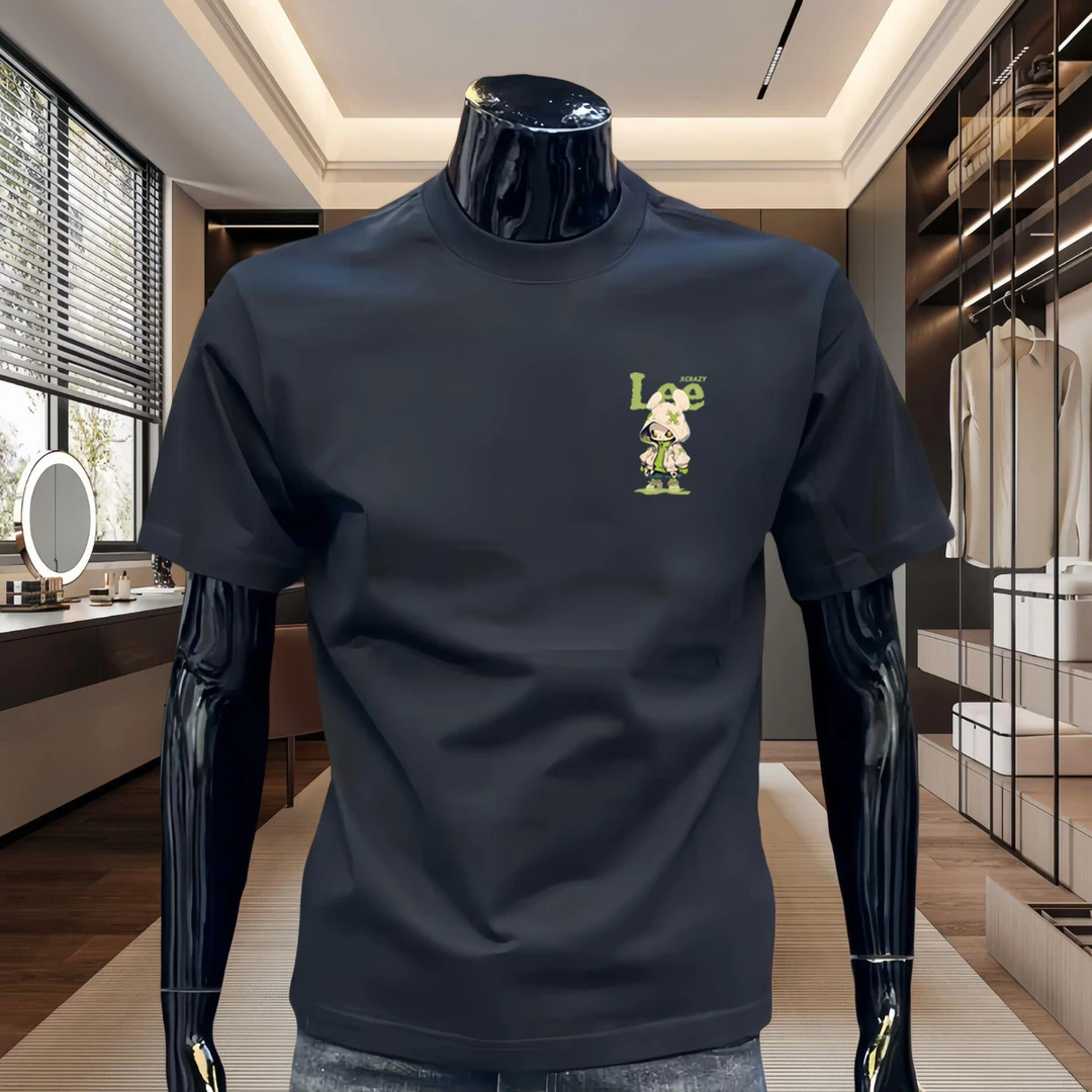 迪柯登纯棉美式潮牌男士男装短袖T恤圆领上衣秀禾宽松百搭休闲