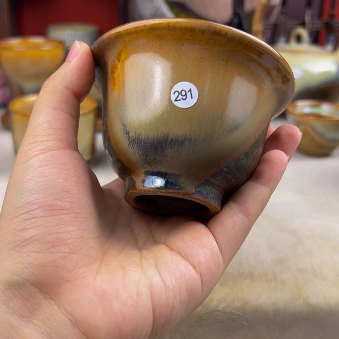 杯纯手工柴烧主人杯