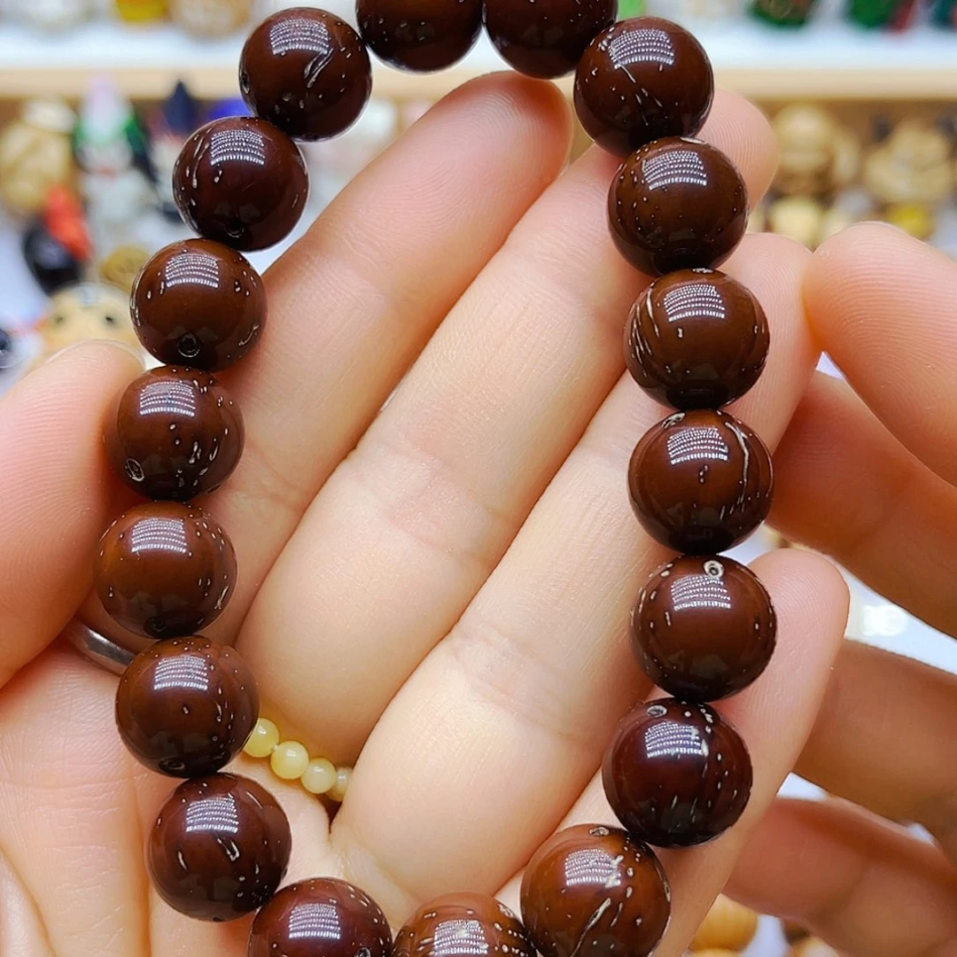 紫金鼠手串手工打磨手链
