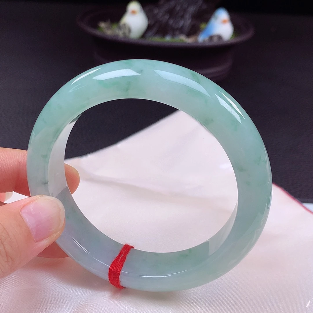 翡翠手镯未镶嵌62圈口686012