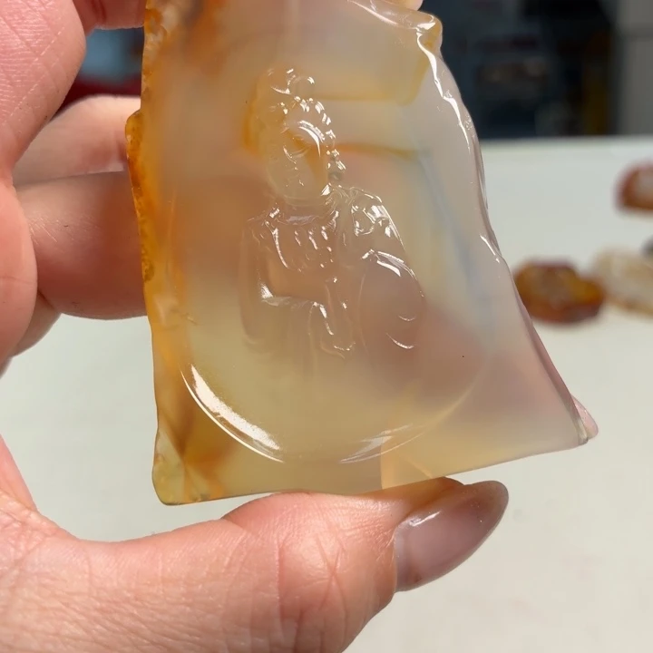 玛瑙/玉髓未镶嵌吊坠(不含链)