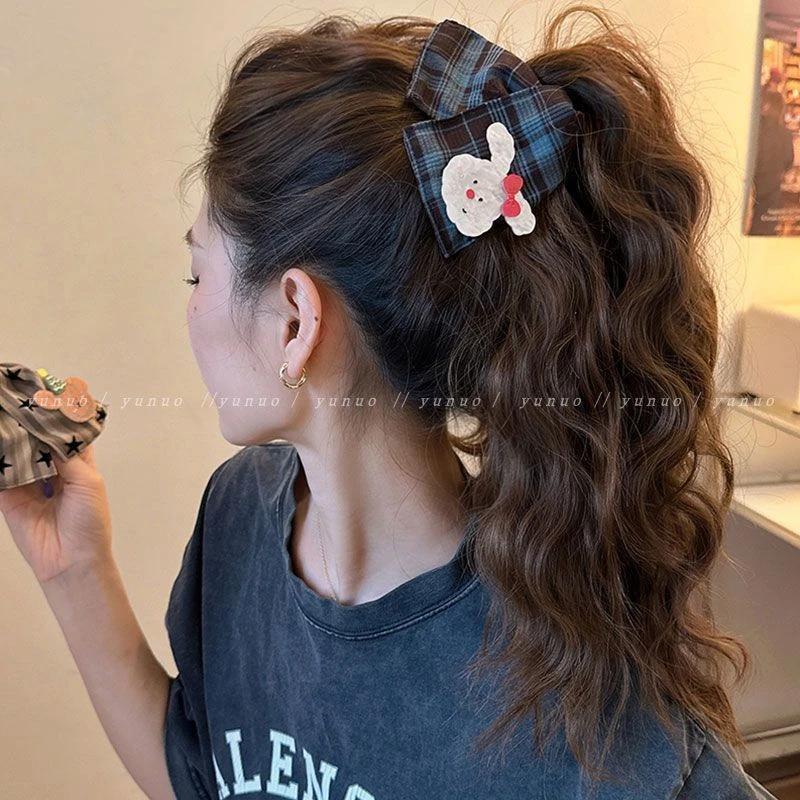 原创设计可爱卡通抓夹女2025新款发量多发夹后脑勺高级感鲨鱼夹