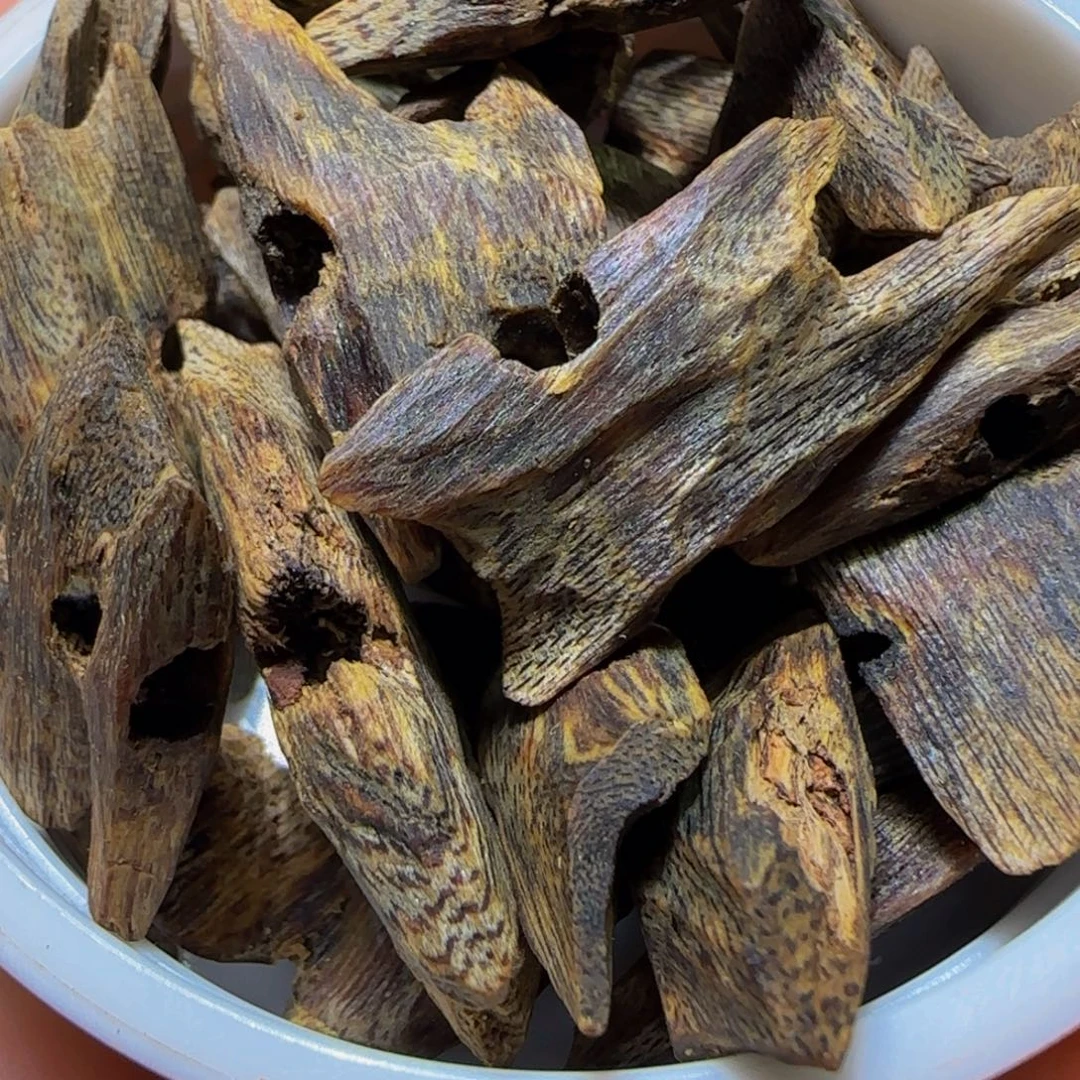 沉香沉香碎屑奇楠沉香白棋树心油块料20克