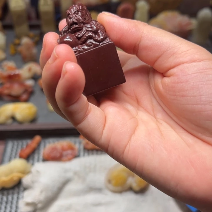 用***马昌化石印石寿山石雕刻工艺精湛工艺