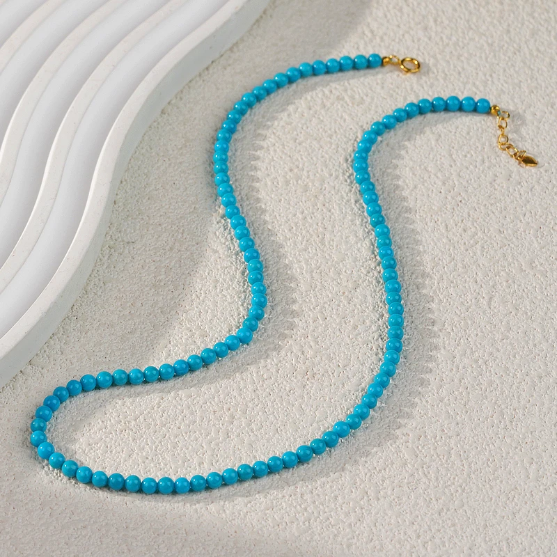 【 功成名就】绿松项链18（天然珠宝多样性发其一）