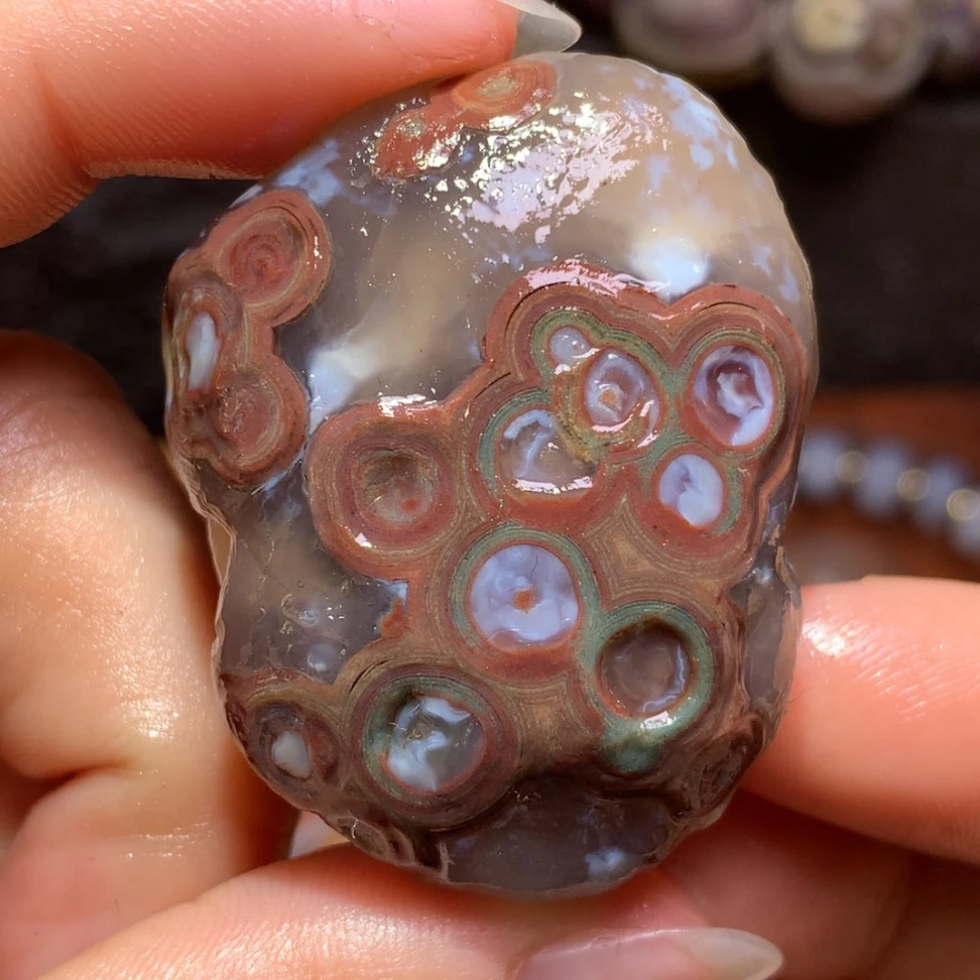 未镶嵌玛瑙/玉髓珠宝半成品