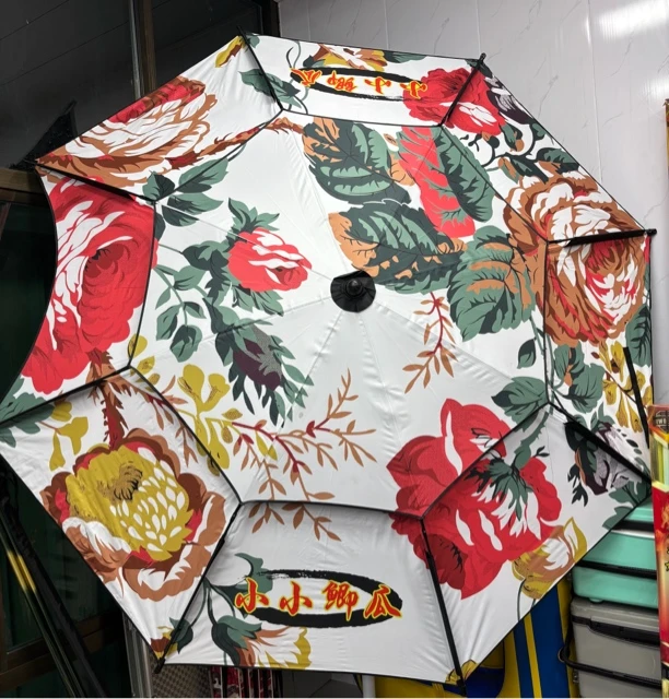 2.4米钓鱼伞钓鱼专用2025新款实拍图片加厚防晒防雨新型拐杖伞