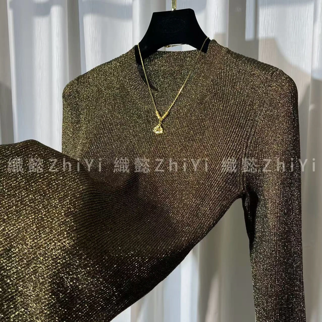 織懿ZHIYI •（梦境）2024意大利进口水晶纱时尚百搭显瘦上衣