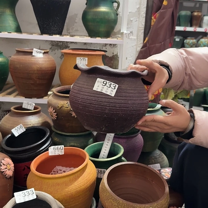 紫色花边933高度15口径17