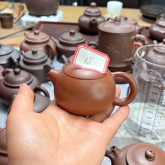 朱泥茶壶翁*本山原矿
