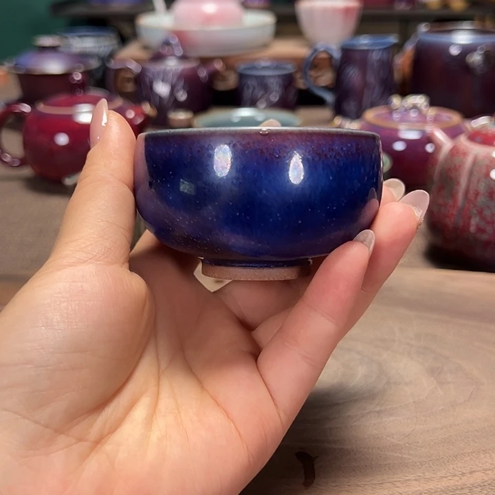 摆件我*谁钧瓷茶器摆件精品