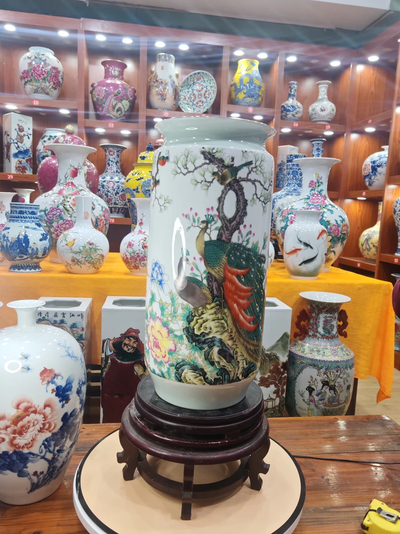 景德镇陶瓷冬瓜瓶