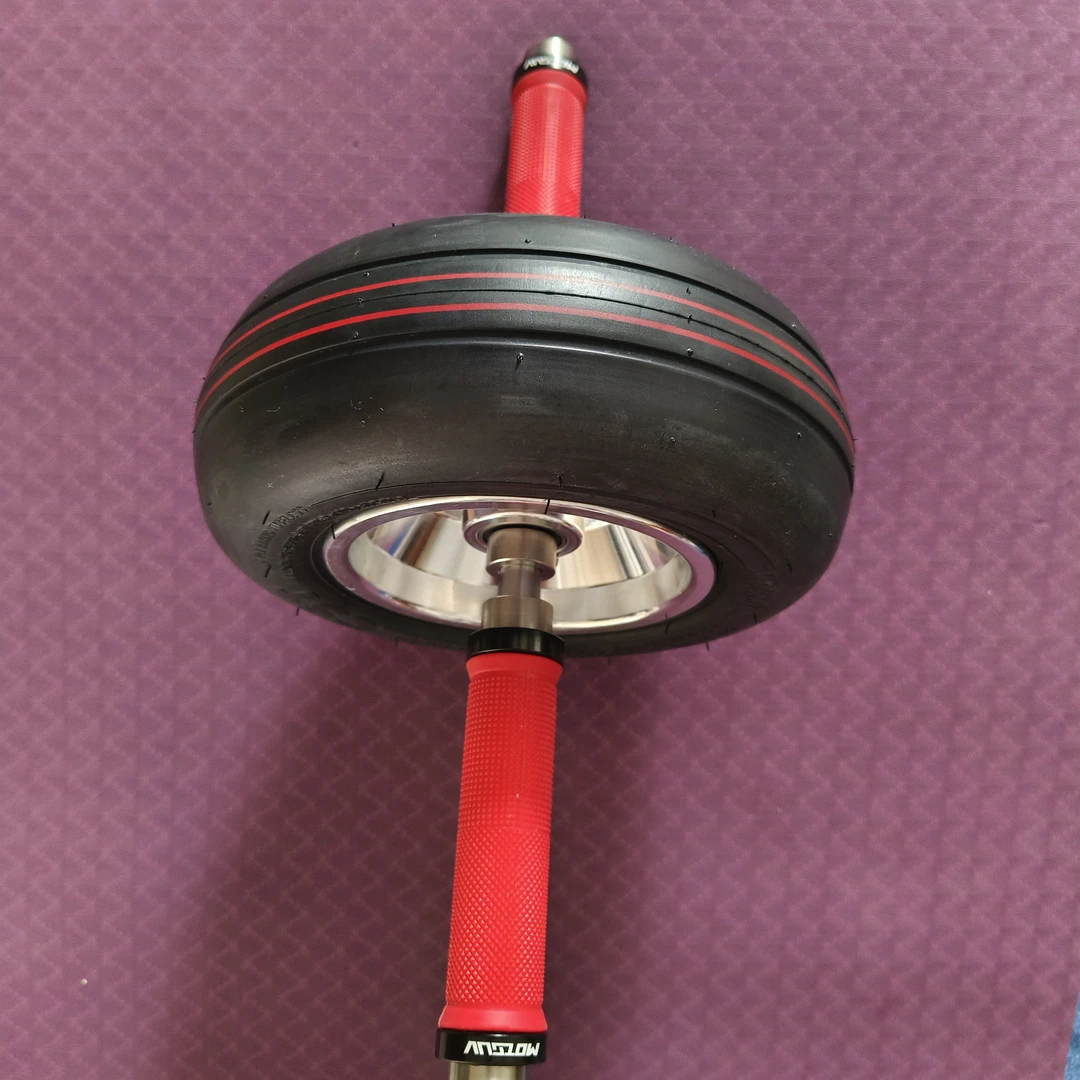 正新真空胎铝合金轮毂健腹轮直径23厘米轮胎宽度8.5厘米健身锻炼