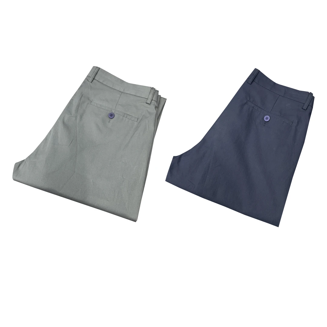 小人-威尼【4面料】纯色YKK拉链春夏薄款微弹休闲裤20713