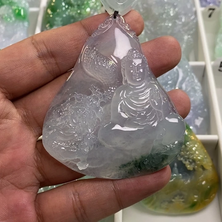 颈饰未镶嵌翡翠海*阿弥陀佛