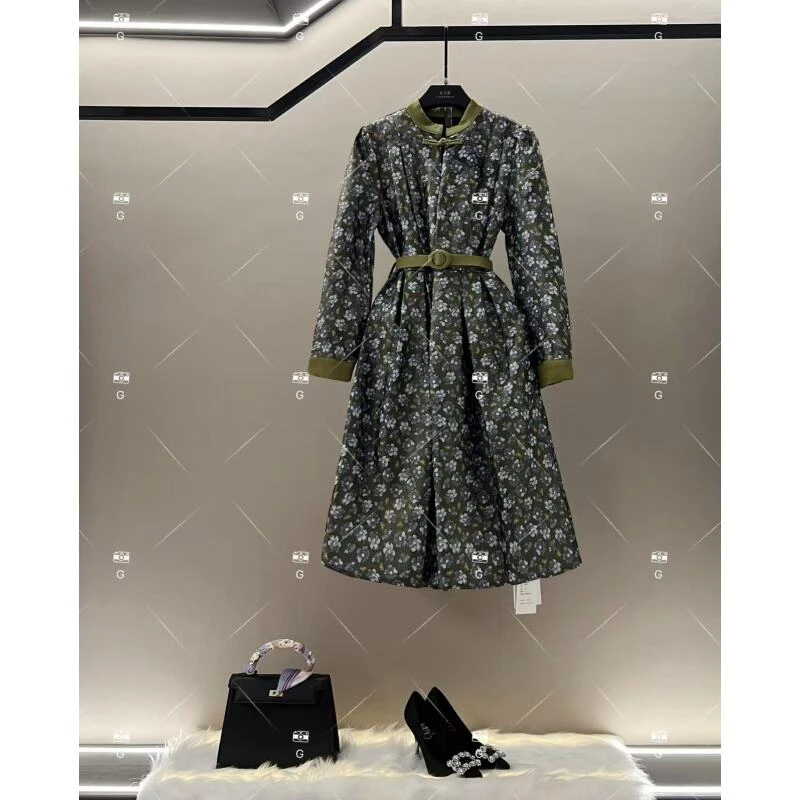设计师定制款显瘦优雅法式轻奢连衣裙 00133
