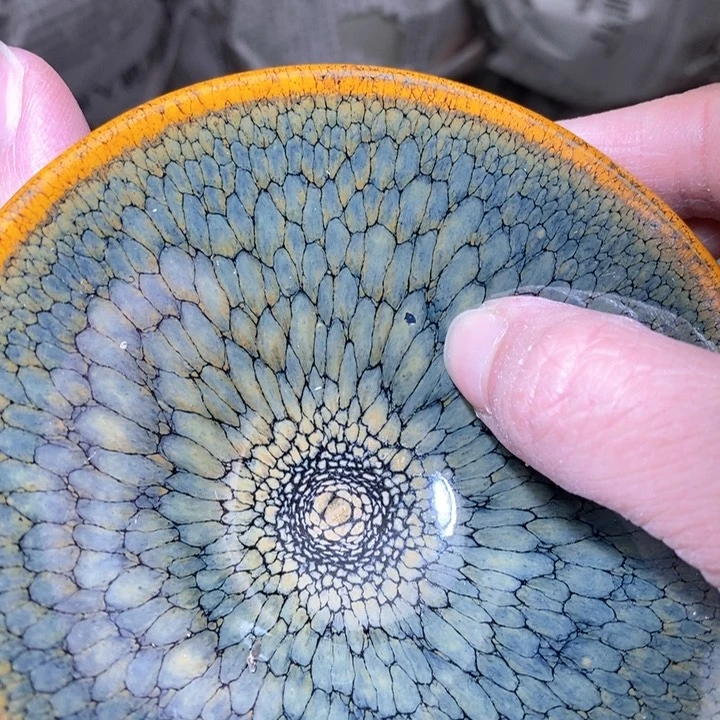 茶盏微瑕，建盏主人杯，介意勿拍