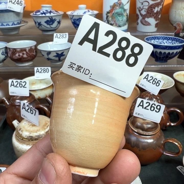 摆件288景德镇手工柴烧茶器