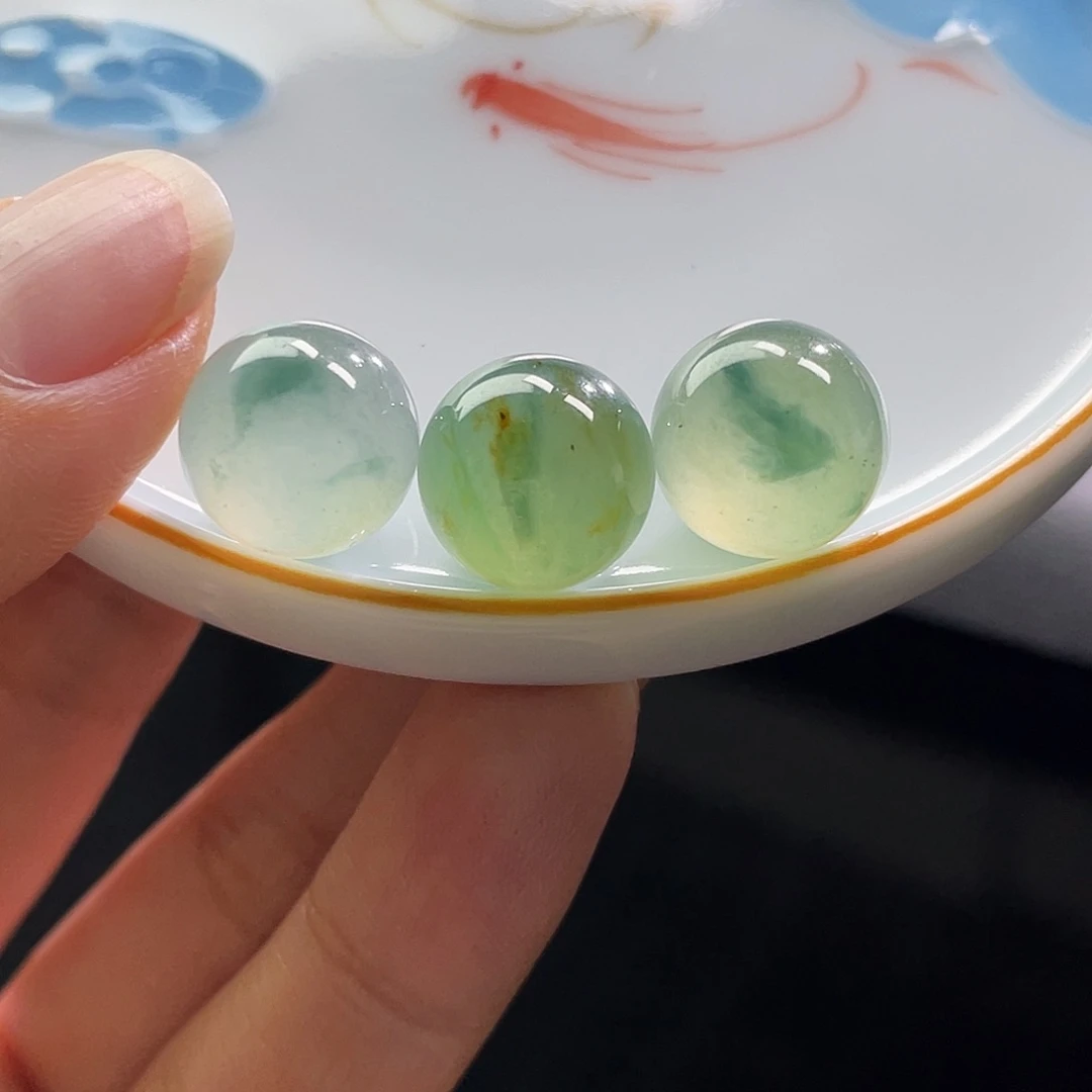 散珠翡翠展示链接勿拍缅甸翡翠a货卡11+一组