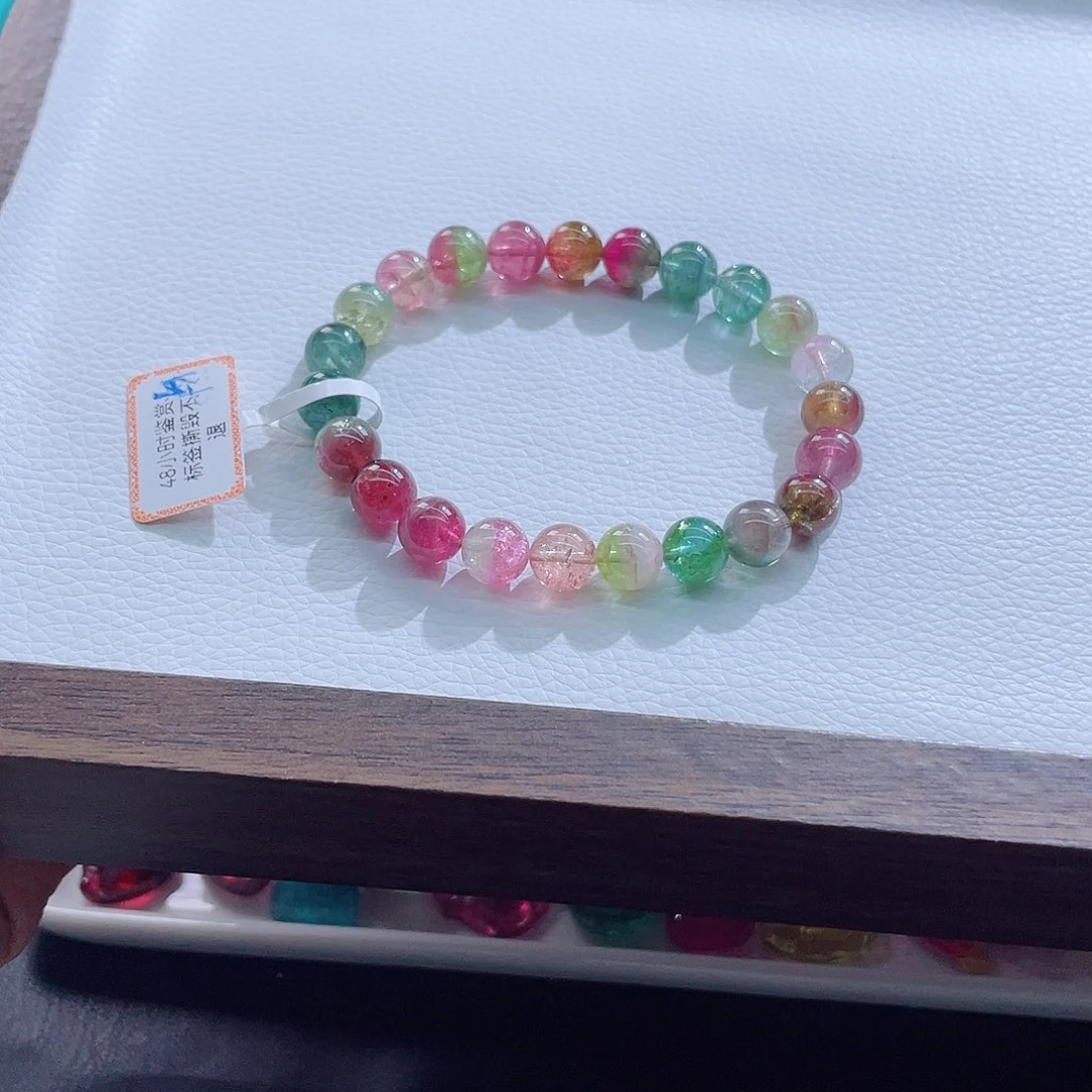 碧玺手链未镶嵌8mm左右