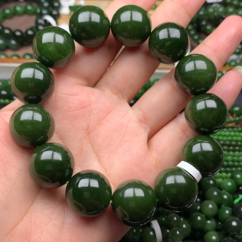【闪购商品】未镶嵌手链和田玉（碧玉）老****张18