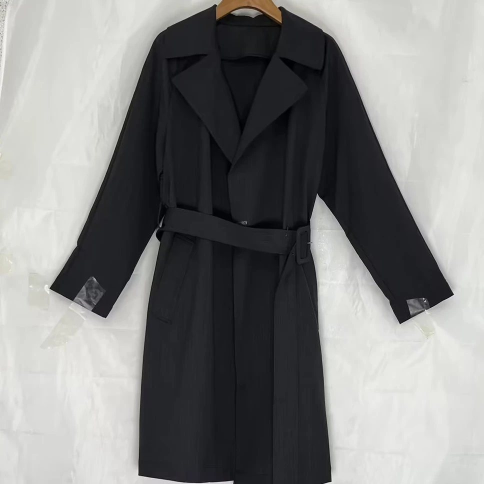 意大利订单100%羊毛女士风衣外套（231542）2382