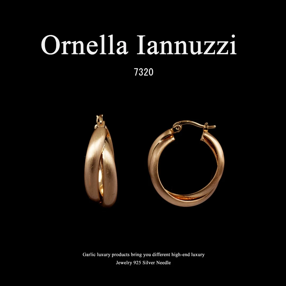 镀K金 Ornella Iannuzzi耳饰~7320