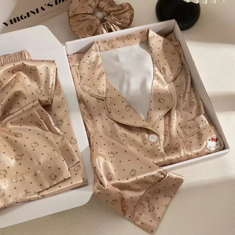 春夏新款【黄金KT】奚梦瑶明星同款家居服长袖长裤套装