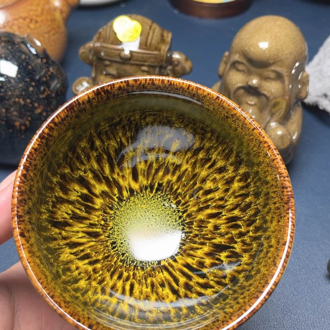 茶盏建盏手握泡茶主人杯