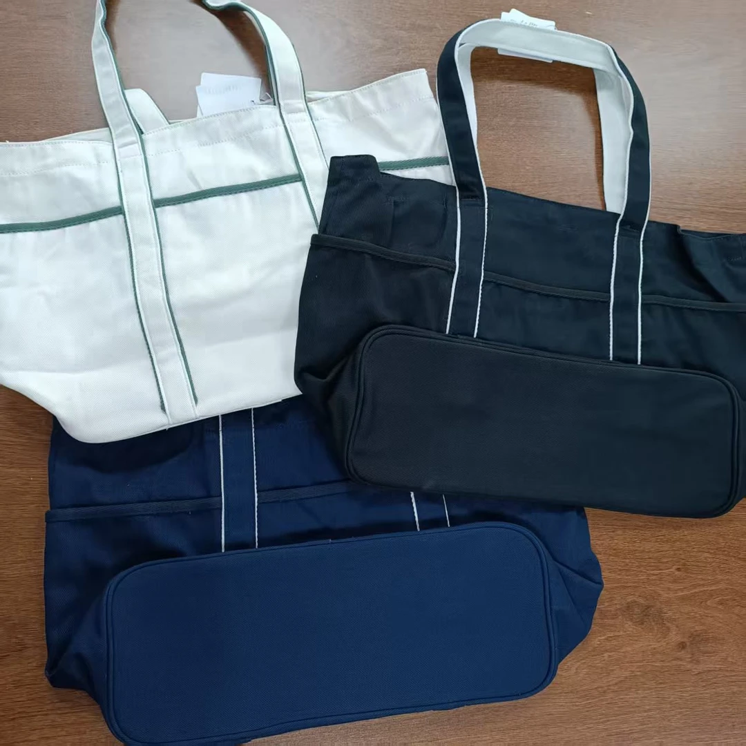 L纯色休闲帆布包单肩包腋下包韩版百搭