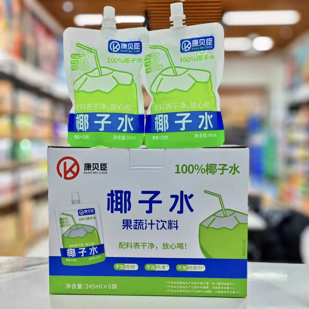 康贝臣100%椰子水245ml*6袋 1瓶/份