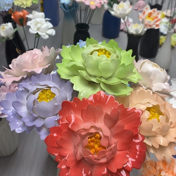 陶瓷陶瓷材料加工1朵