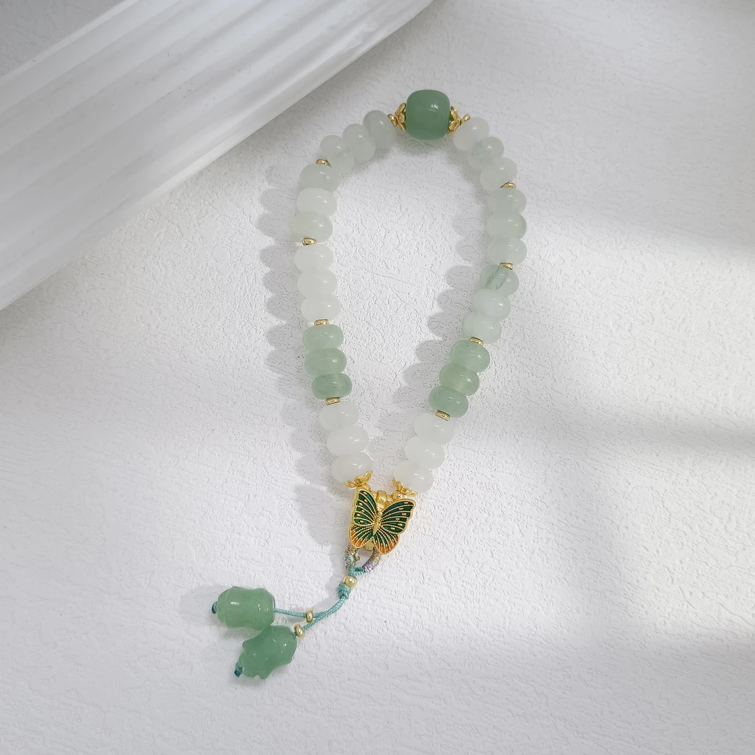 WLYX-002648【翠韵灵髓】天山翠玉 国风设计女款手链