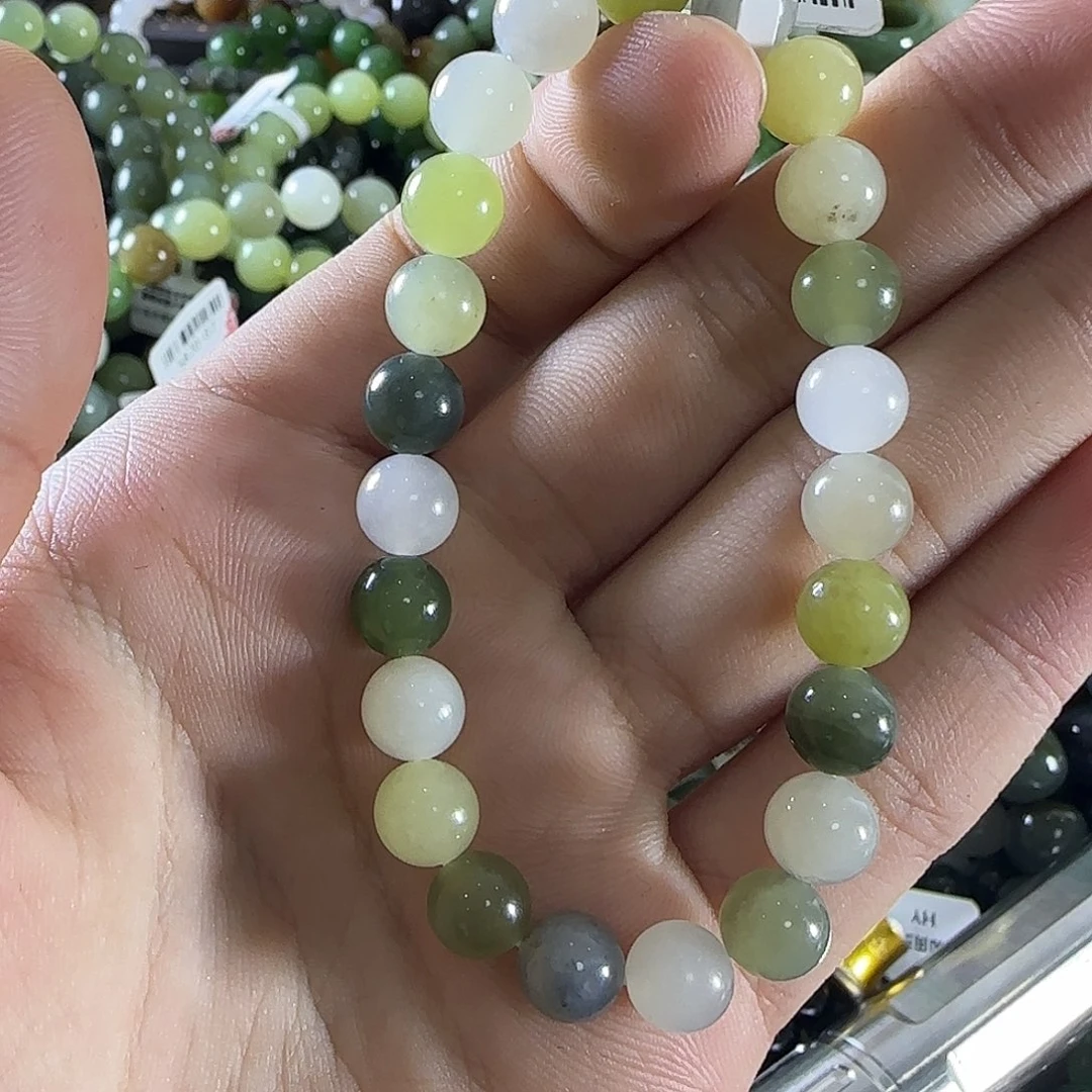 和田玉手链未镶嵌239