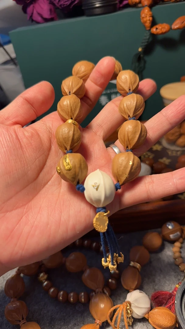 橄榄核手串文玩核雕