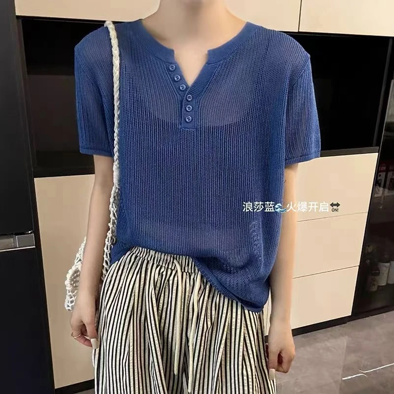 【运费补贴】新款时尚休闲复古上衣洋气百搭显瘦宽松夏季短袖119