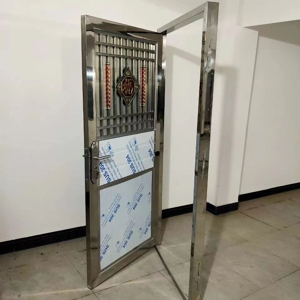 304不锈钢平框单门出租房门入户门阳台门厨房门房间门