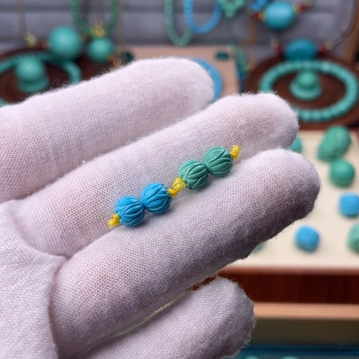精品莲花珠一对卡6mm 备注颜色