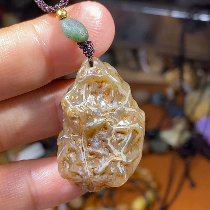 玛瑙/玉髓珠宝半成品未镶嵌啊*菲有残