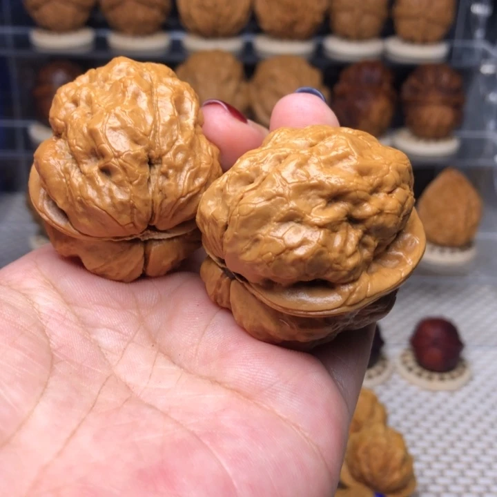 把件文玩核桃42金蟾疙瘩包42