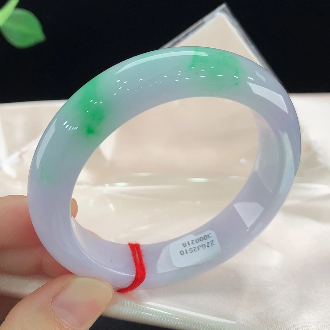 翡翠未镶嵌手镯0218