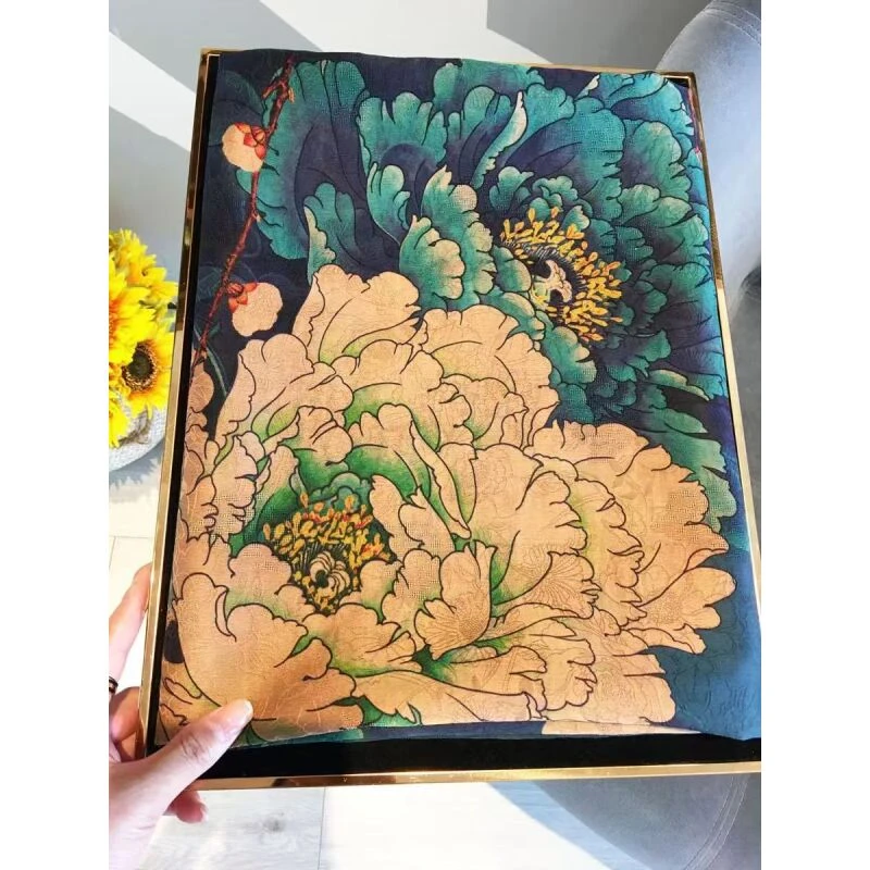 L161 天香国色 长巾百搭披肩 180*90左右