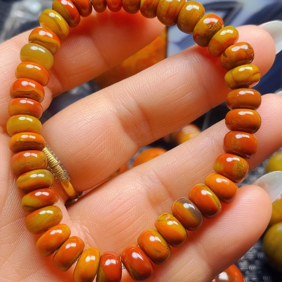 玛瑙/玉髓手串未镶嵌片***身