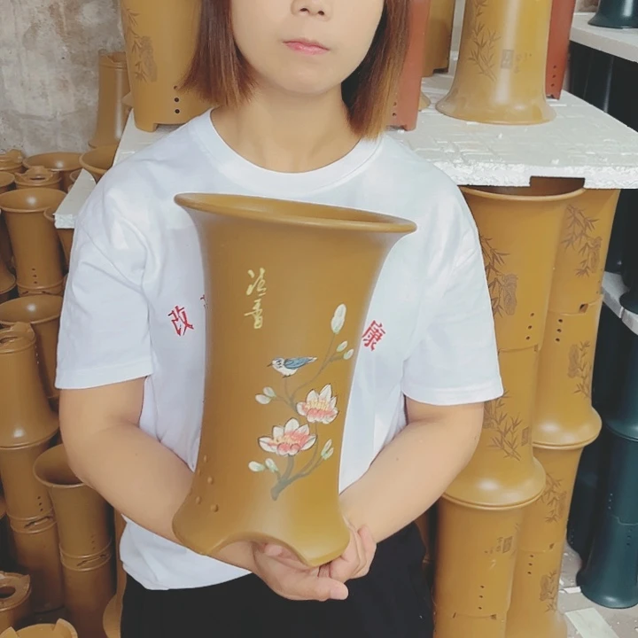 宜兴紫砂精品花盆